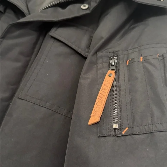 Rocawear Black Hooded winter Jacket - Picture 2 of 7